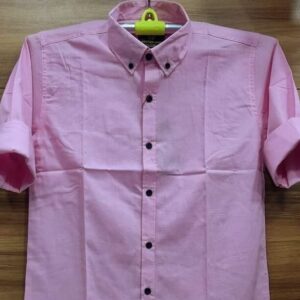 Men's Long Sleeve Solid Shirt